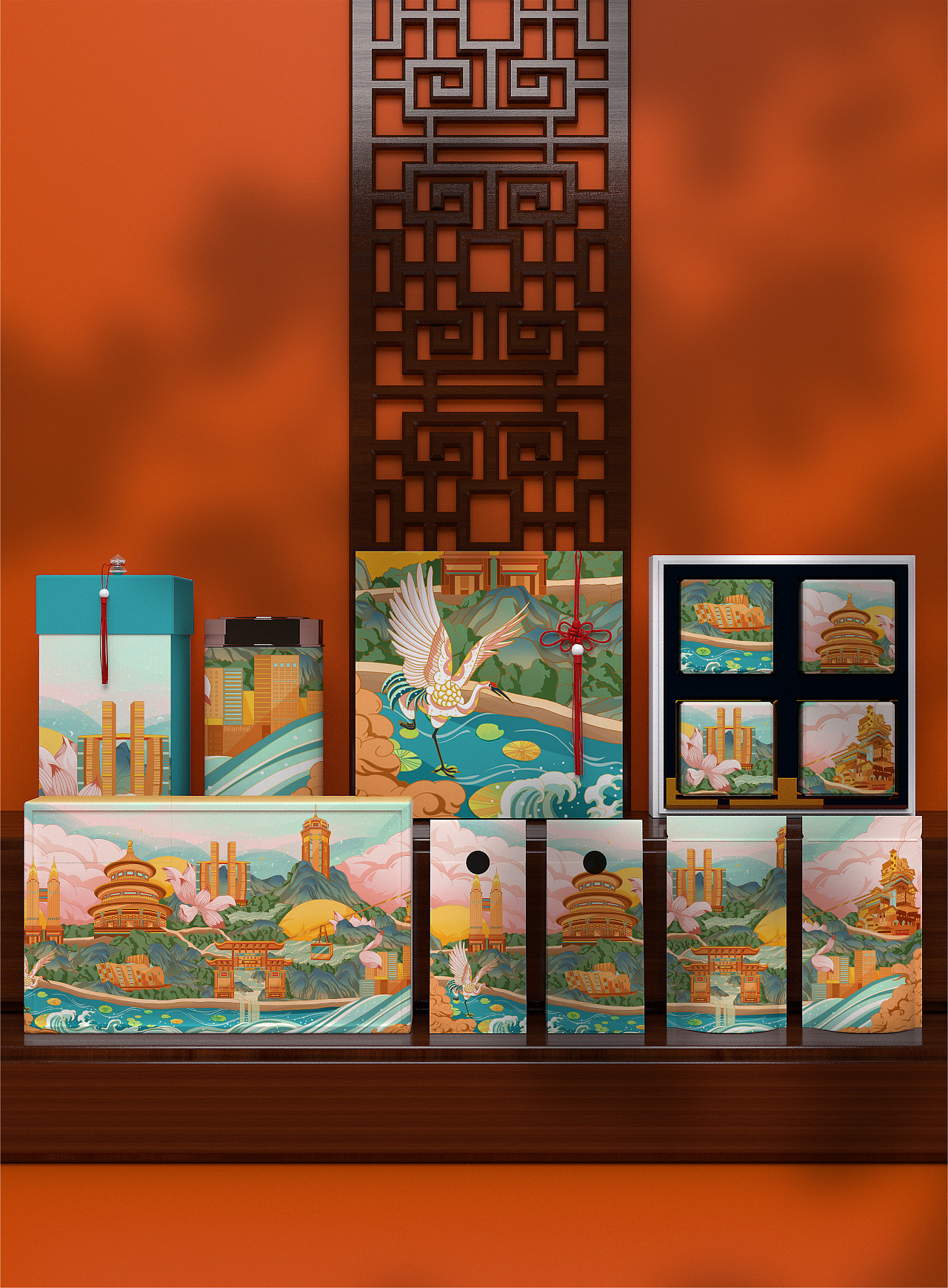 “城在山水间·山水在城中”——重庆（图ZMjMxNjcxMTg4） - 创作习作 - 站酷设计师插画师香菜子原创素材 - 站酷ZCOOL