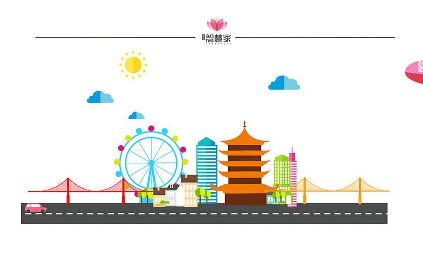 慧生活 动态二维码 动态引导关注 易拉宝（图ZNzUzMDI4NjQ=） - 宣传物料 - 站酷设计师鱼头小妞原创素材 - 站酷ZCOOL