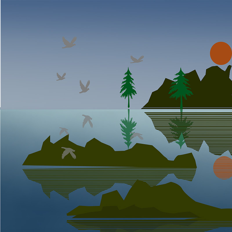 风景（图ZMjkzMjcyOTg4） - 创作习作 - 站酷设计师Z176607147原创素材 - 站酷ZCOOL