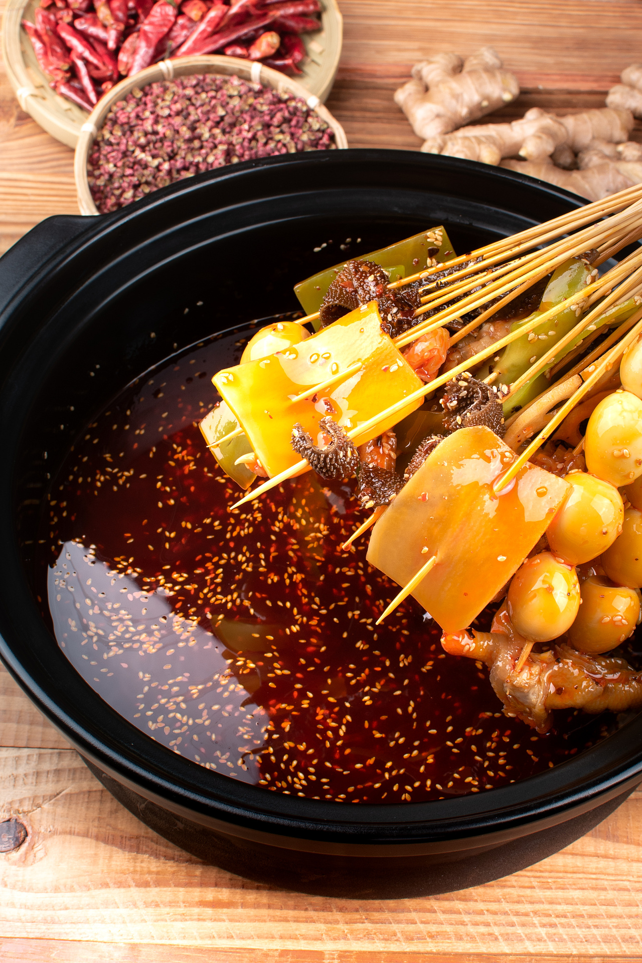 商业摄影钵钵鸡底料冷串串四川串串