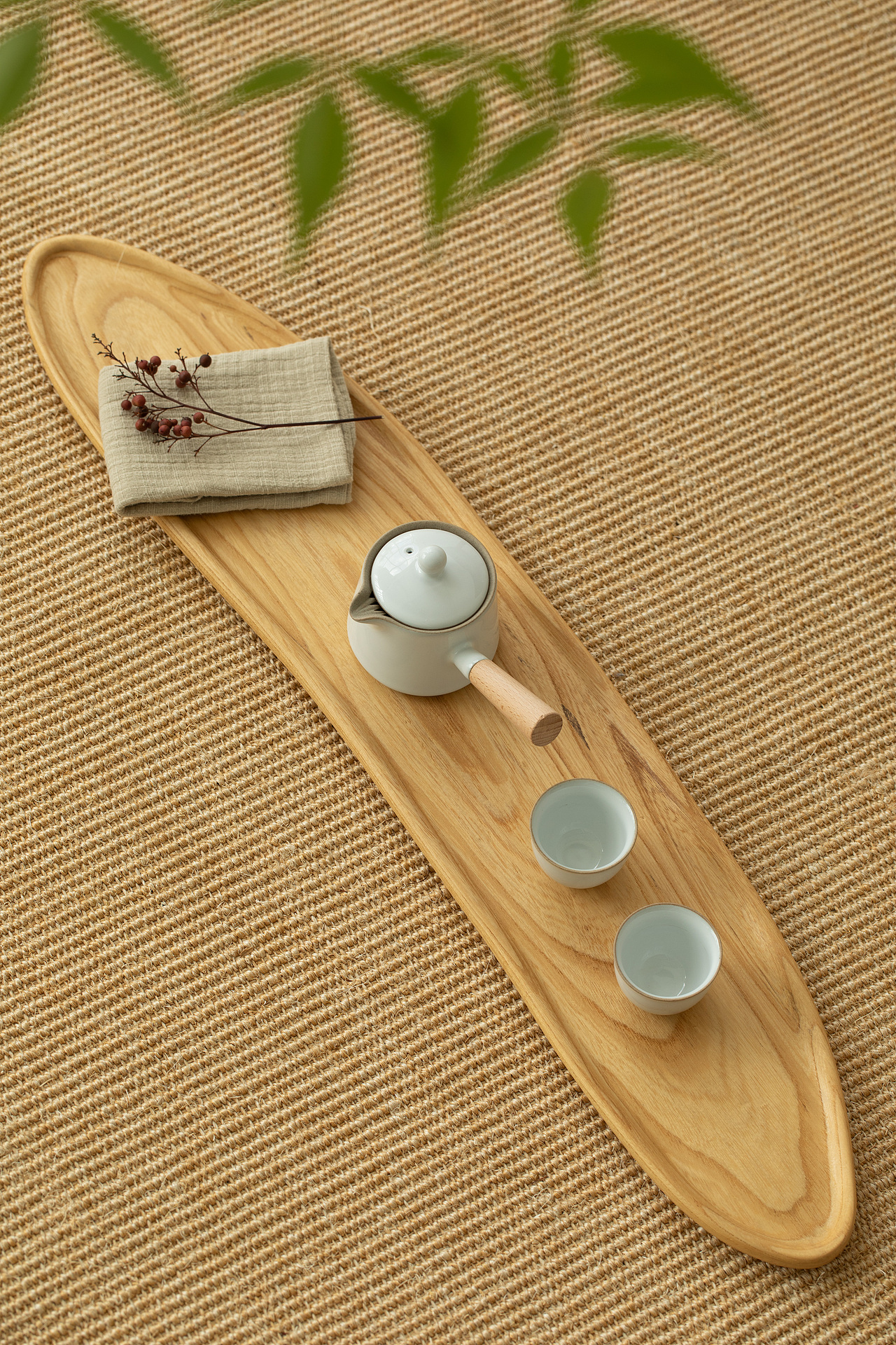 家居摄影-原木托盘拍摄