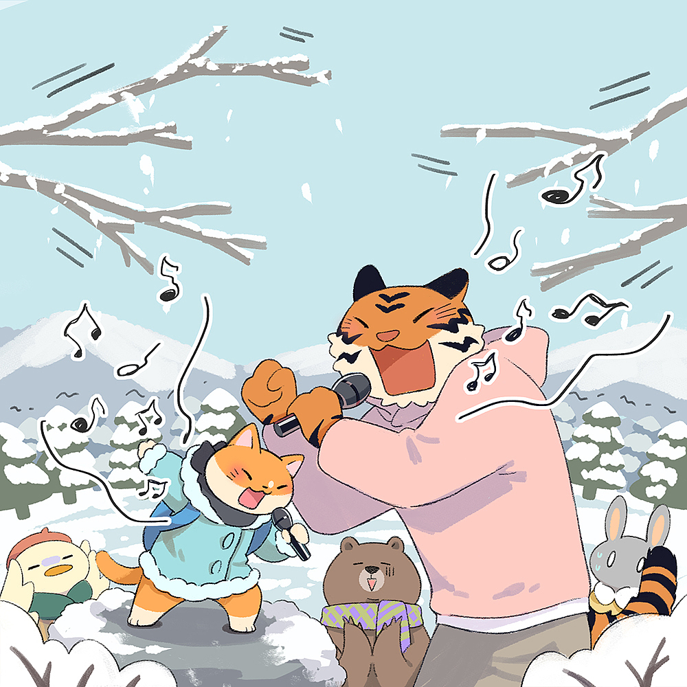 《橘橘的小小旅行》系列插画