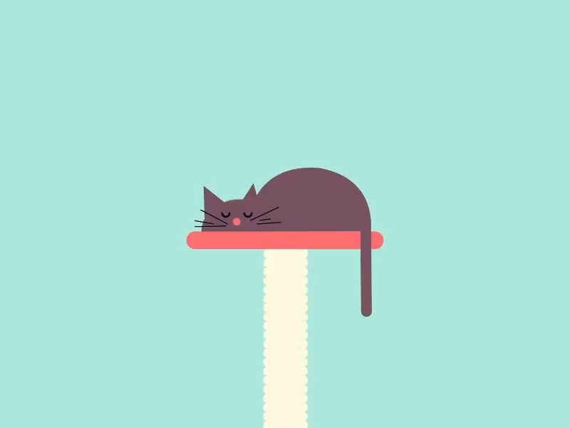 MG动画 sleeping cat（图ZNjM0MzIwODQ=） - Motion Graphic - 站酷设计师biubiuhuan原创素材 - 站酷ZCOOL