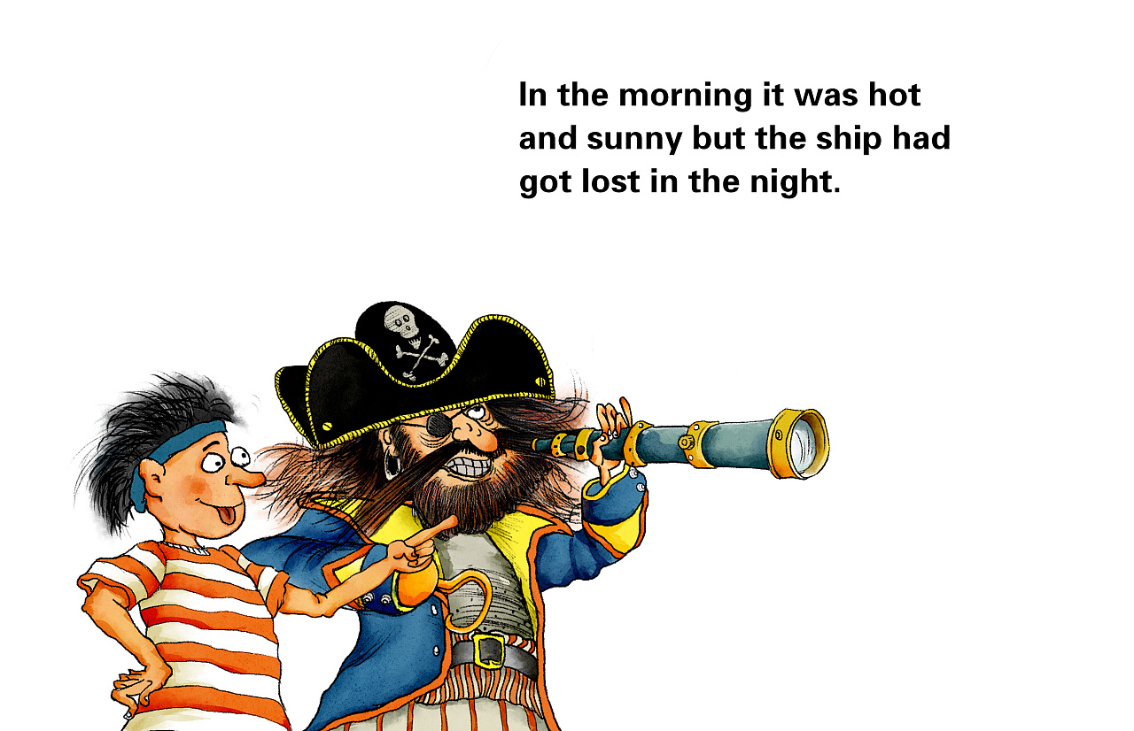 卡通船长和水手海盗模式插画图片素材_ID:414078990-Veer图库