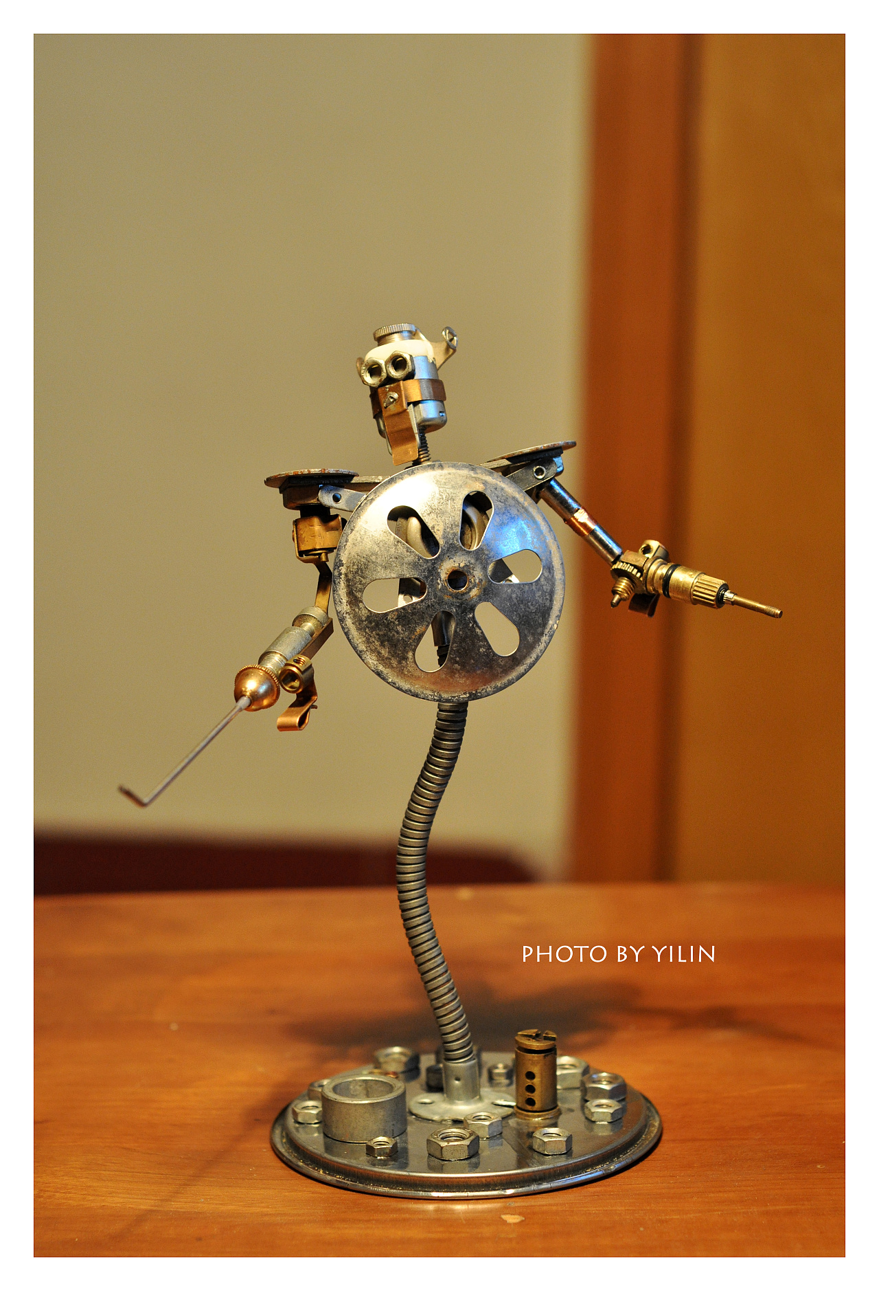 《diy-废旧零件机器人》