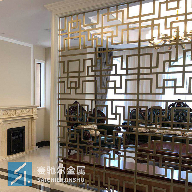 美到骨子里的新中式金属屏风隔断，入门一眼就惊艳到你（图ZMjQ0OTYyOTUy） - 生活用品 - 站酷设计师赛驰尔金属原创素材 - 站酷ZCOOL