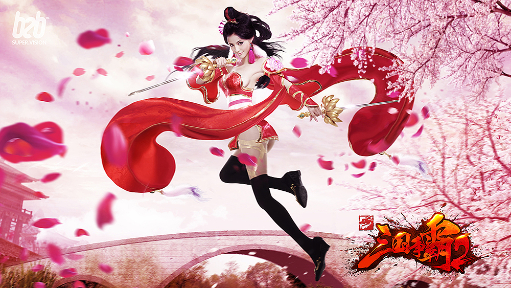 网游三国争霸2宣传海报