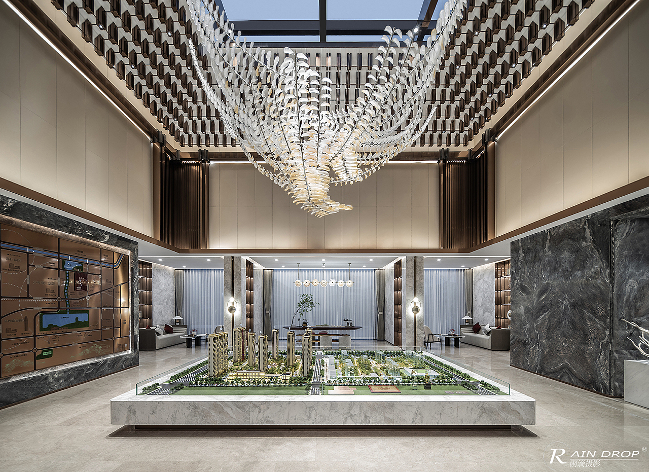 淡墨至雅·金地济南湖城风华售楼中心（图ZMjQ2NjY4OTcy） - 环境/建筑摄影 - 站酷设计师雨滴摄影原创素材 - 站酷ZCOOL