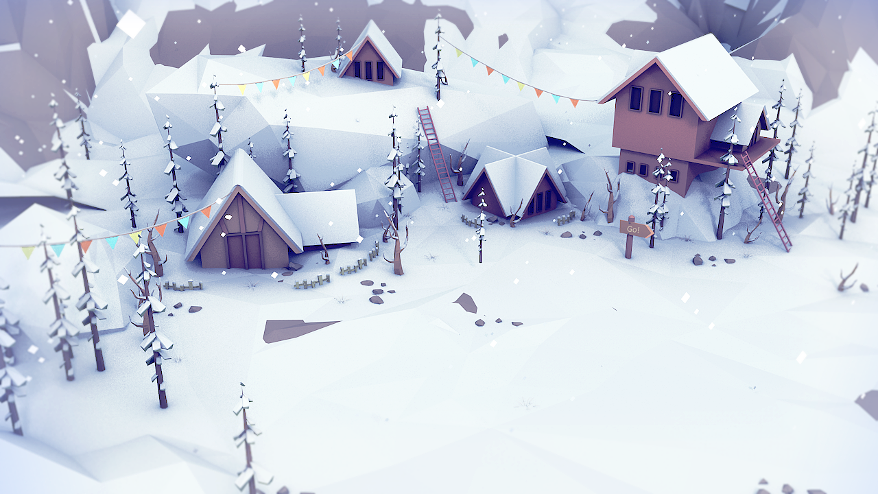lowpoly系列二：VR模擬滑雪游戏（图ZMTI1NTUwNjg4） - 场景 - 站酷设计师PEIYUNLI原创素材 - 站酷ZCOOL
