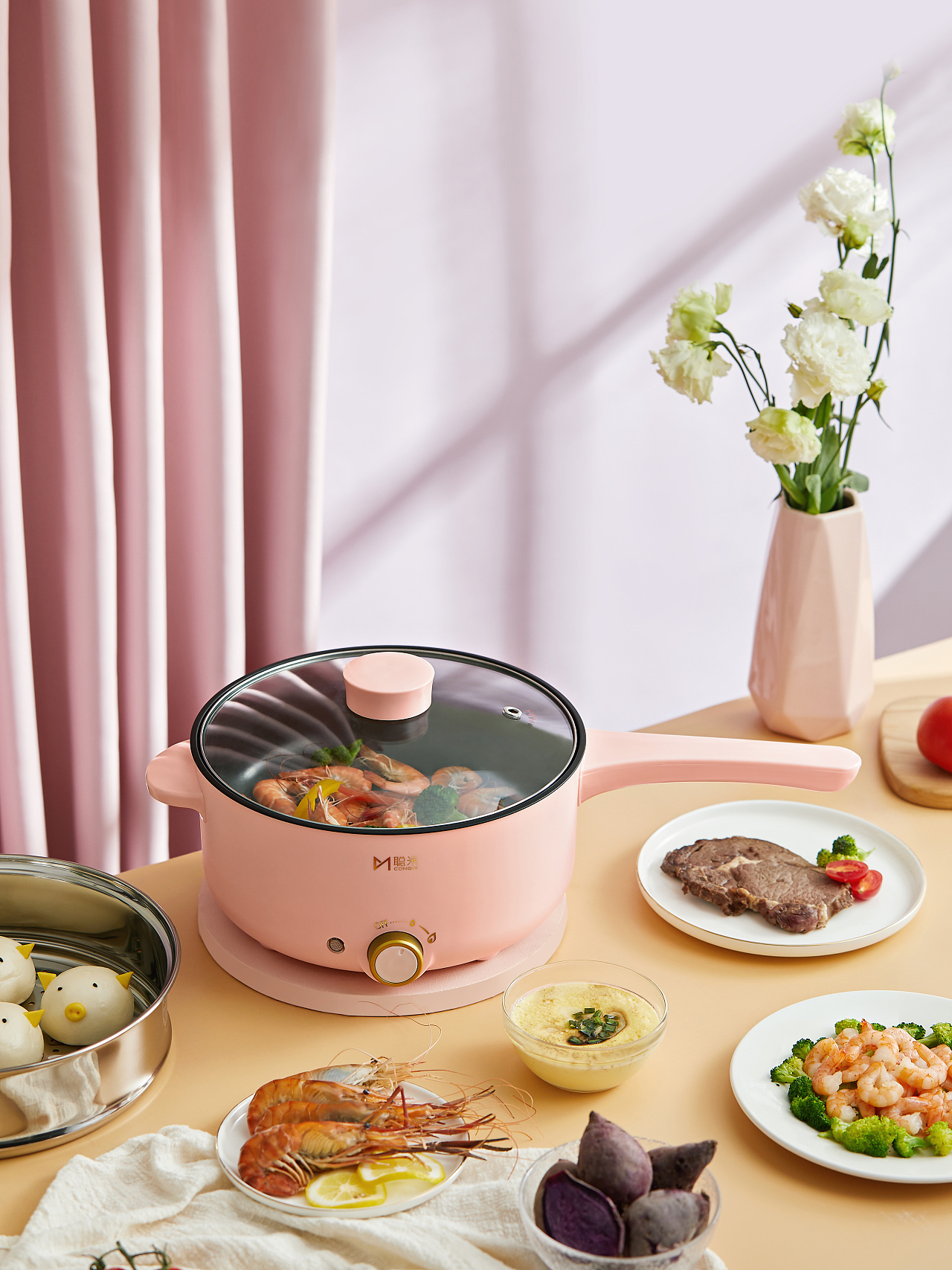 小家电拍摄|电火锅场景图片|qg