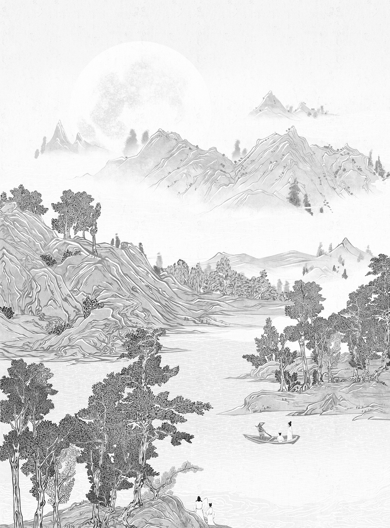 中秋合集🥮（图ZMjcwNjE2MjI0） - 商业插画 - 站酷设计师山也拾墨原创素材 - 站酷ZCOOL