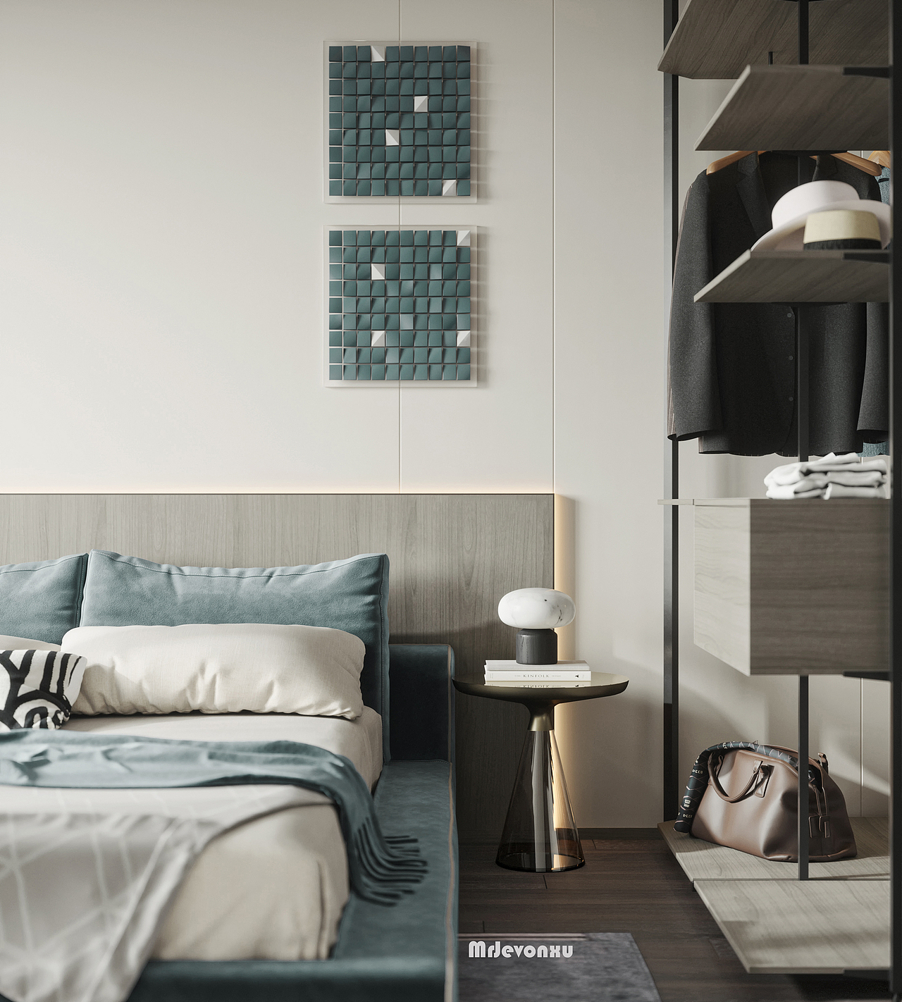 现代-简约（翠绿）（图ZMjY5ODAwMTI4） - 家装设计 - 站酷设计师Mr丶麋鹿原创素材 - 站酷ZCOOL