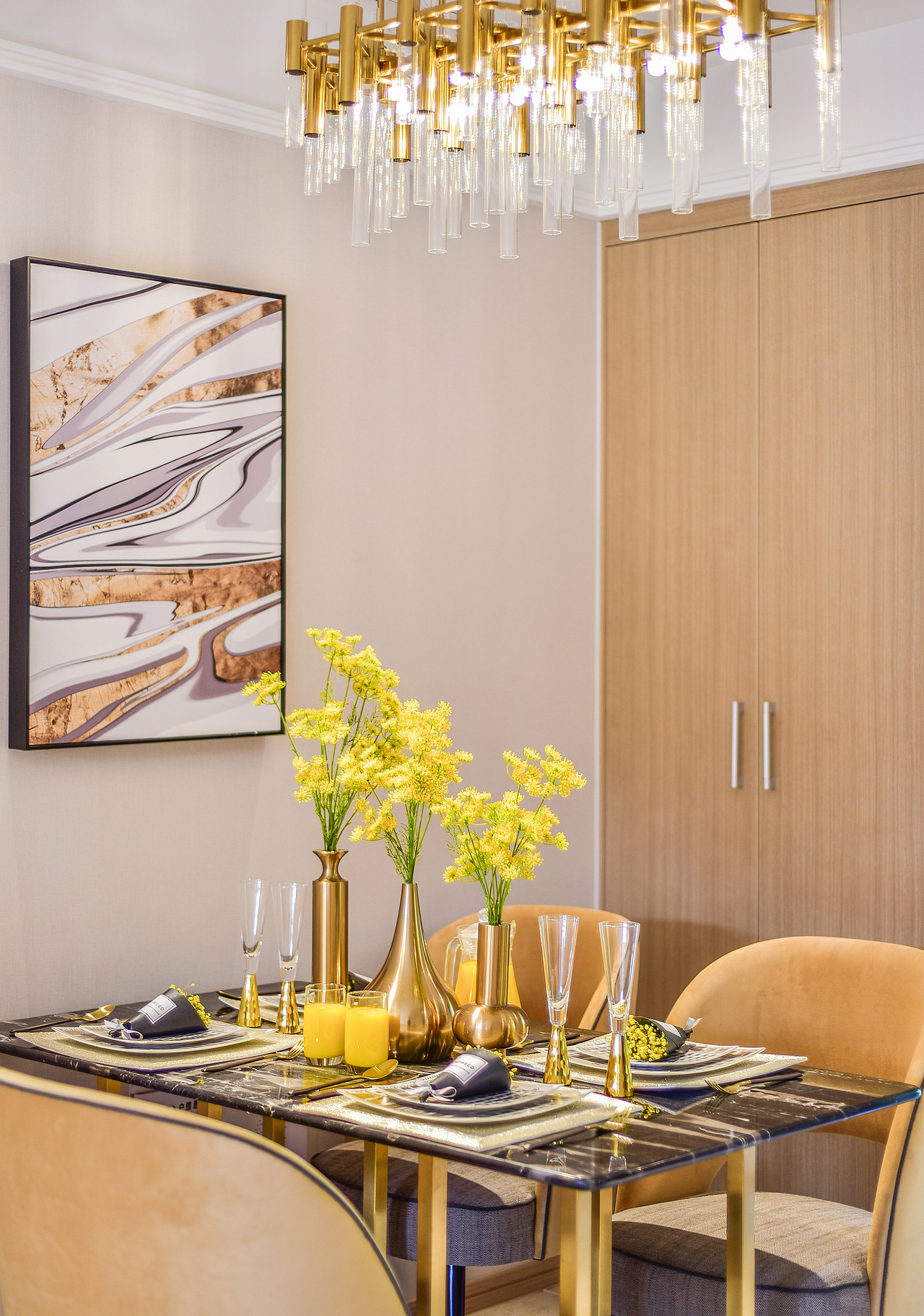 西安海亮德文郡A户型（图ZMTA0ODIzNzI4） - 家装设计 - 站酷设计师謝雨時原创素材 - 站酷ZCOOL