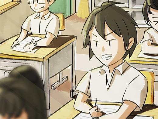 插画习作_高考加油_2020