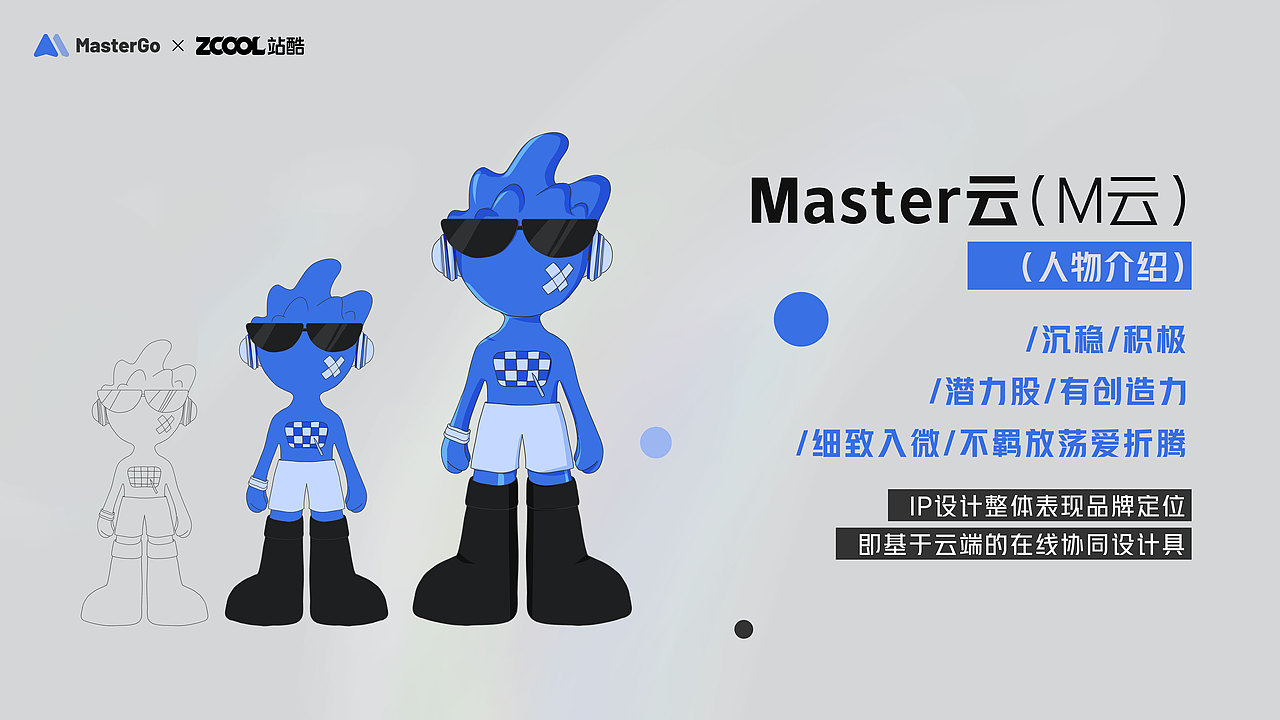 MasterGo IP-- Master云（M云）（图ZMzA1NTQ5Mjcy） - IP形象 - 站酷设计师珂子君原创素材 - 站酷ZCOOL