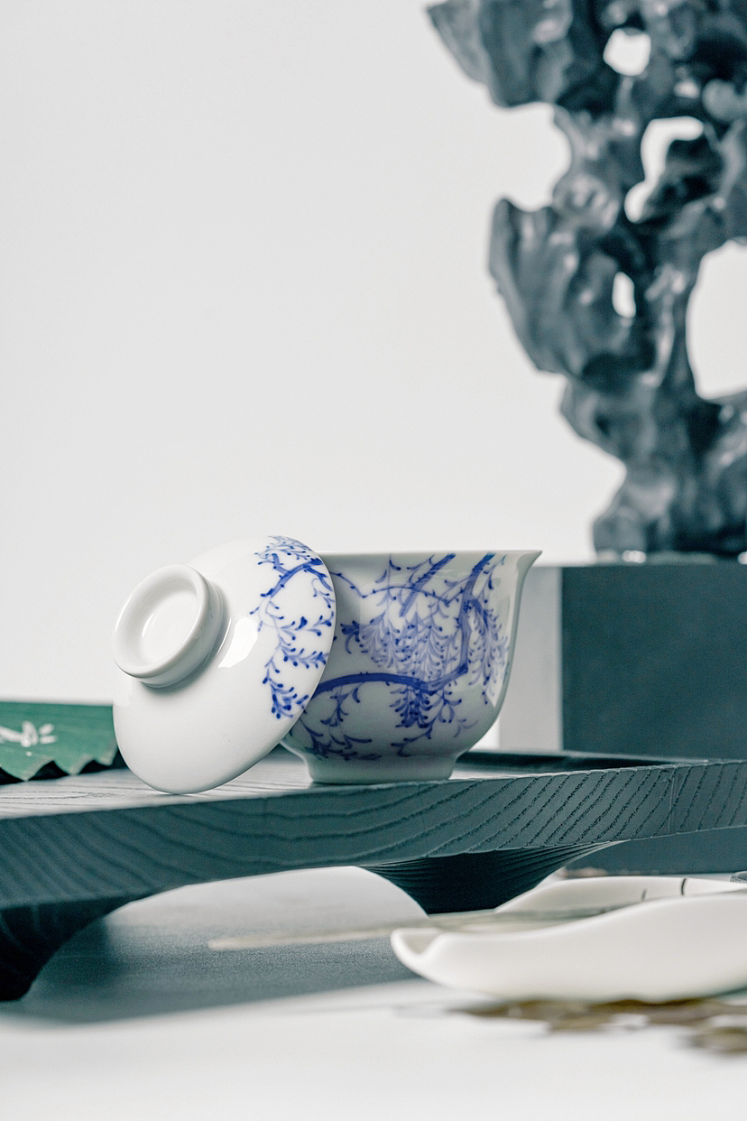 青花盖碗X三不五时（图ZMzQzNzczNjYw） - 产品摄影 - 站酷设计师看山小原创素材 - 站酷ZCOOL