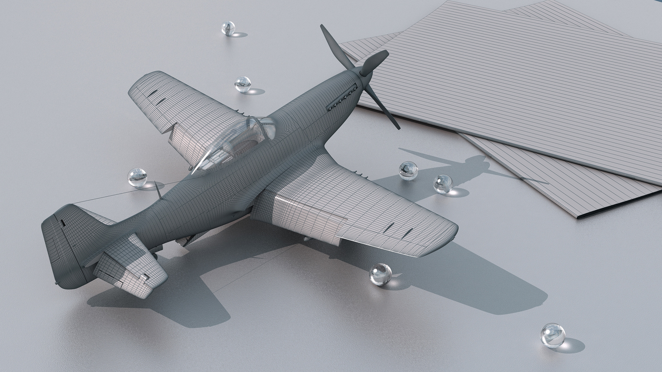 红色机尾 Red Tails 332大队涂装p-51d 北美野马