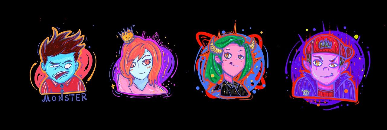 某天,我童鞋和我说,要不要我们一块画画打卡吧,于是就开始慢慢画画。我有个朋友想当插画师,现在准备独立出来了。有点羡慕他,相比之下,我连厚涂都不会。