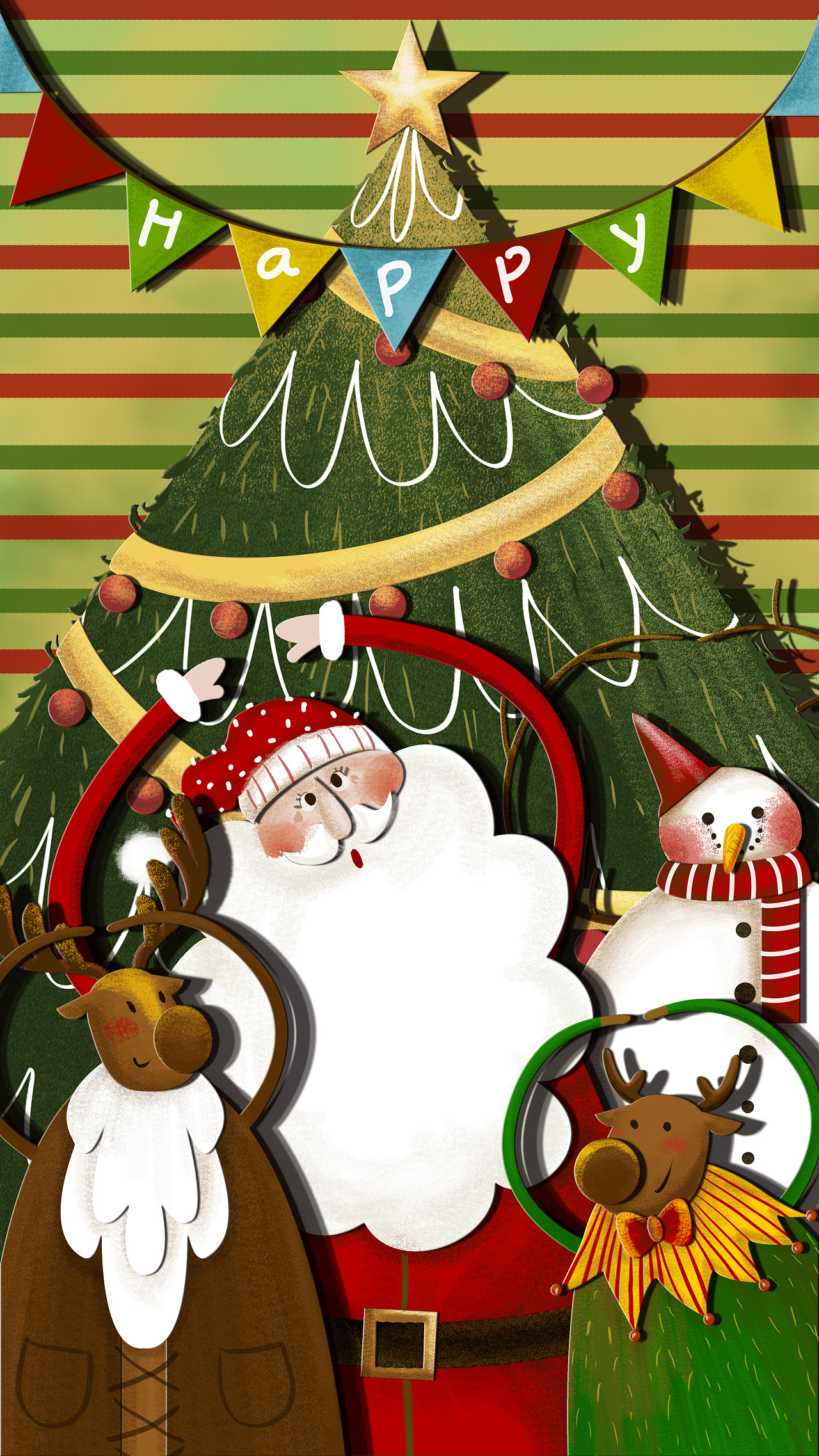 圣诞节插画插画图片下载-正版图片400074524-摄图网