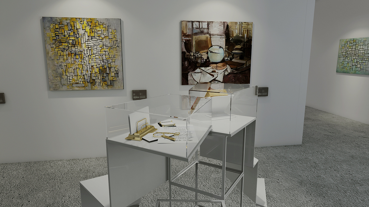 蒙德里安与友人的来信及其手稿