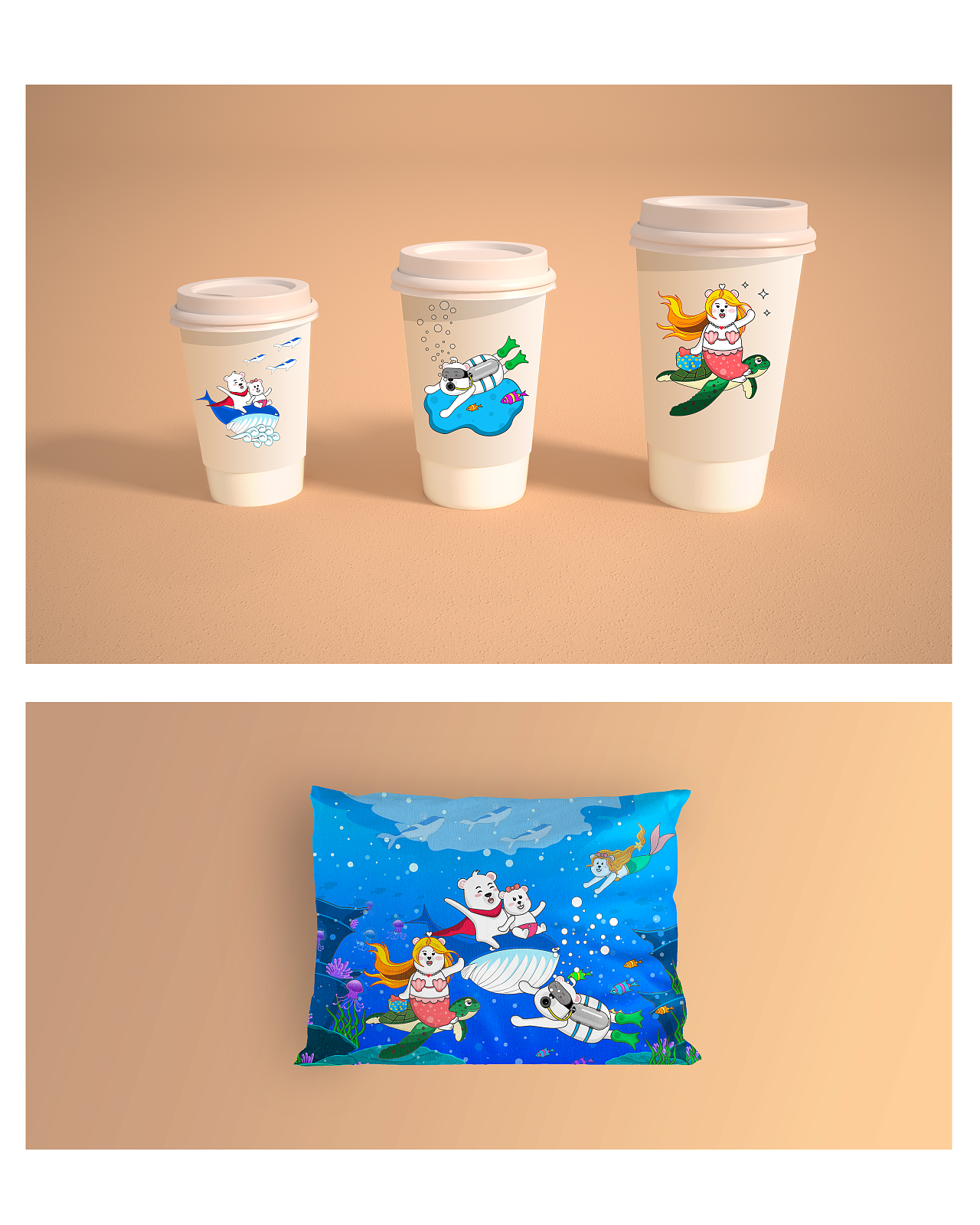 midea family创意ip延展设计——海底奇幻之旅