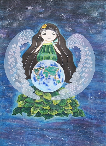 地球村最美和平|插画|儿童插画|yiyi450_原创作品-站酷zcool