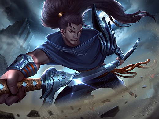 疾风剑豪_亚索|插画习作