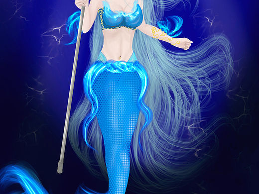 美人鱼（个人主页-ZNTU5NDQzMTI=） - 艺术插画 - 站酷设计师林木子豆豆花原创素材 - 站酷ZCOOL