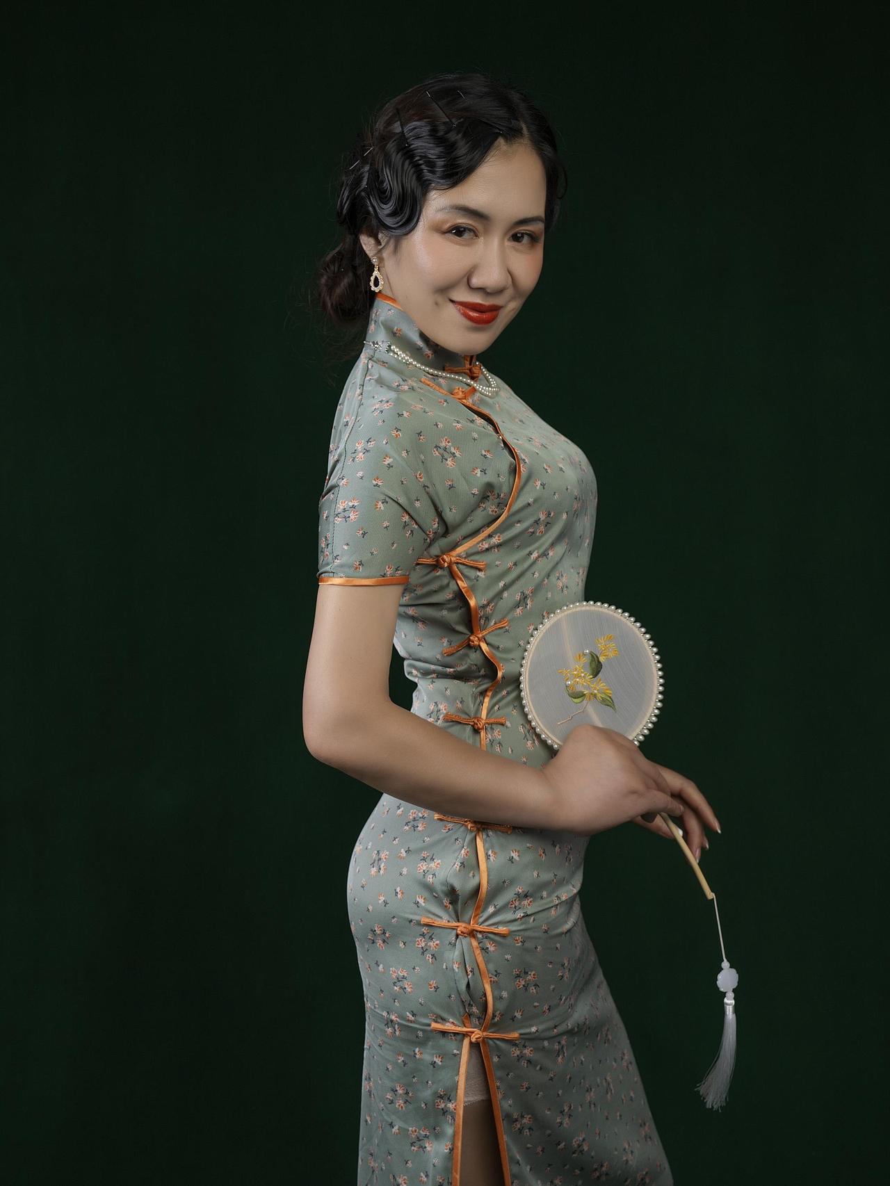 ikewenna国风新韵主题秀定妆照旗袍篇