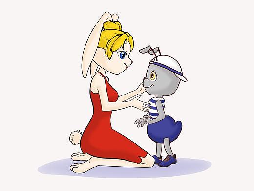 《星稚尊寶》家庭教育插畫之二（個人主頁-ZMzg4NTc2NTY=） - 單幅漫畫 - 站酷設計師客家有禮原創(chuàng)素材 - 站酷ZCOOL