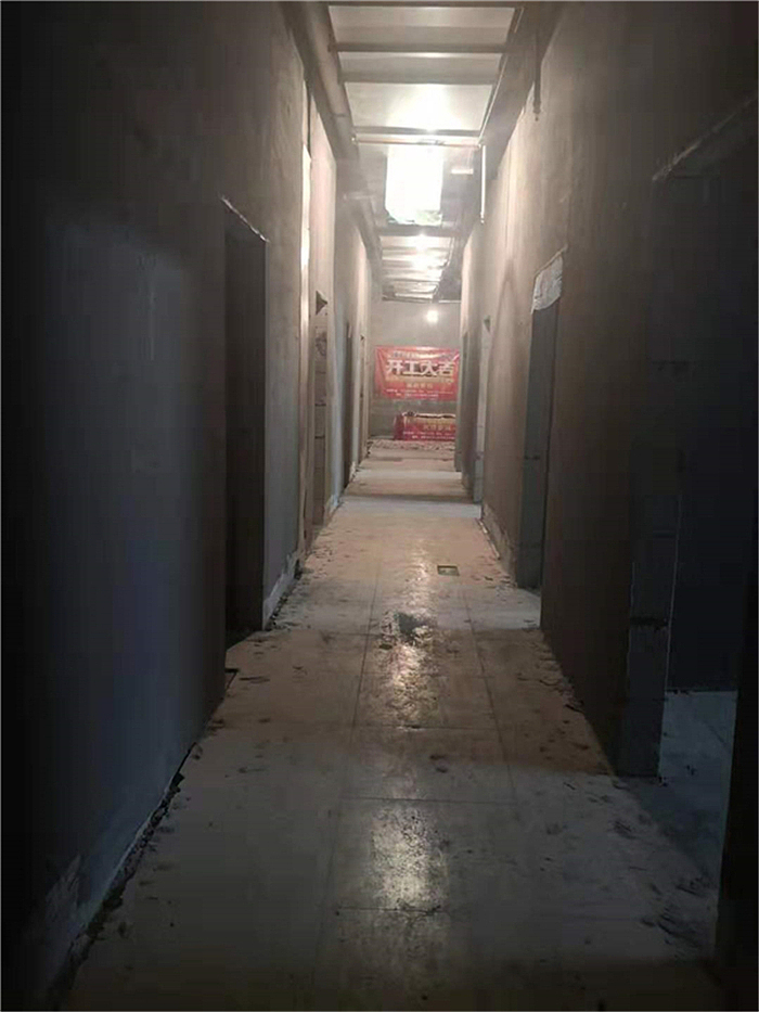 酒店装修案例_合肥国轩季安酒店装修开工现场照片