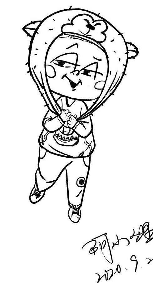 捕捉一只毛绒绒的小伙子（图ZMjMwMTAyNzIw） - 儿童插画 - 站酷设计师爱萝卜的阿狸原创素材 - 站酷ZCOOL