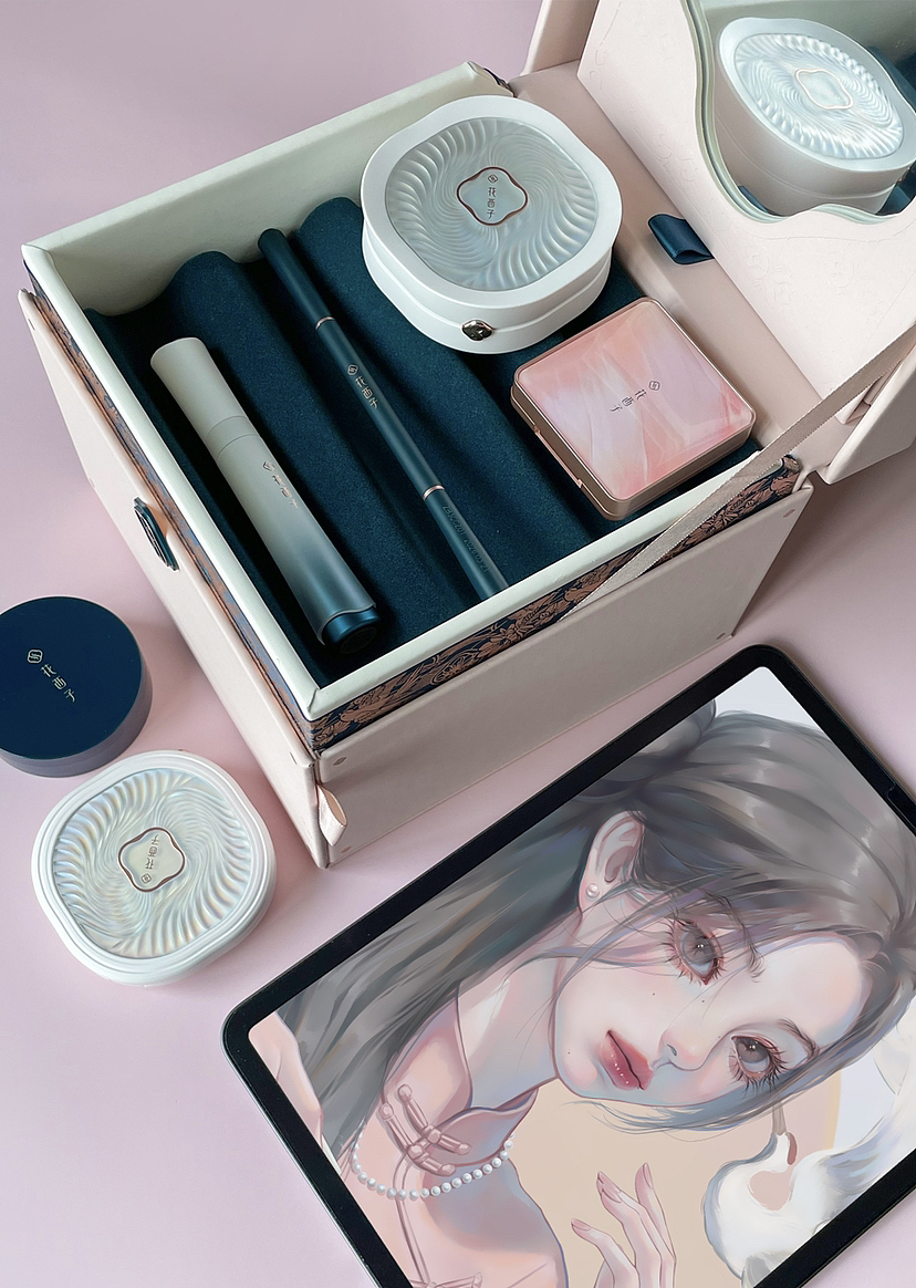 国风旗袍少女｜花西子推广插画（图ZMzQ3OTUwODMy） - 商业插画 - 站酷设计师万万岁Lancyy原创素材 - 站酷ZCOOL