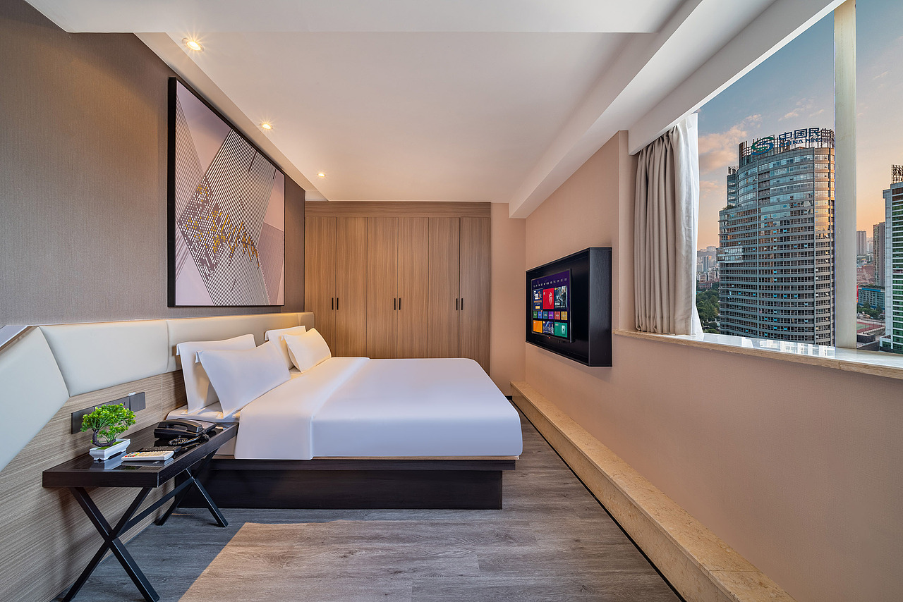 重庆市江北区观音桥酒店拍摄|IU连锁酒店|酒店摄影