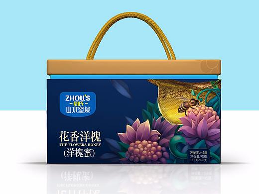 天唐出品 |《山水蜜境》蜂蜜礼盒包装设计