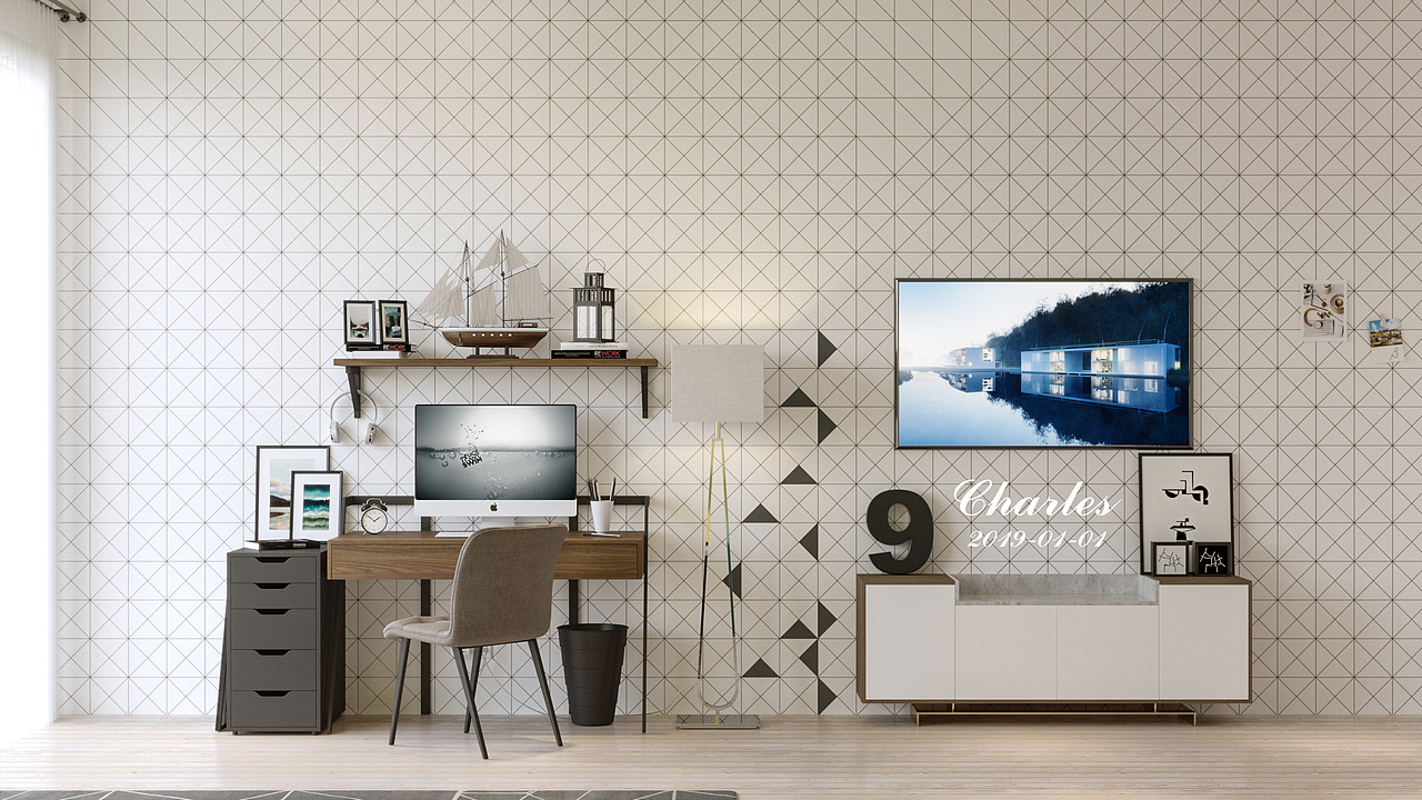 卧室（图ZMTQwNjc3ODMy） - 建筑/空间 - 站酷设计师Charles小鱼原创素材 - 站酷ZCOOL