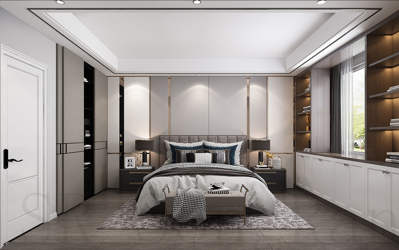 现代黑白灰家装