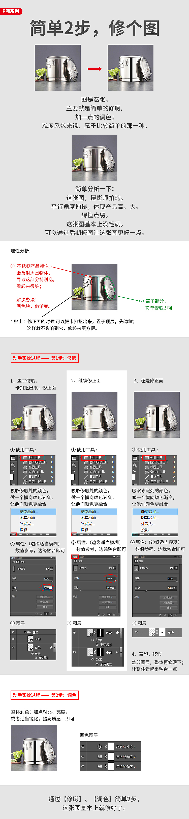 2021*不锈钢保温桶修图 产品精修