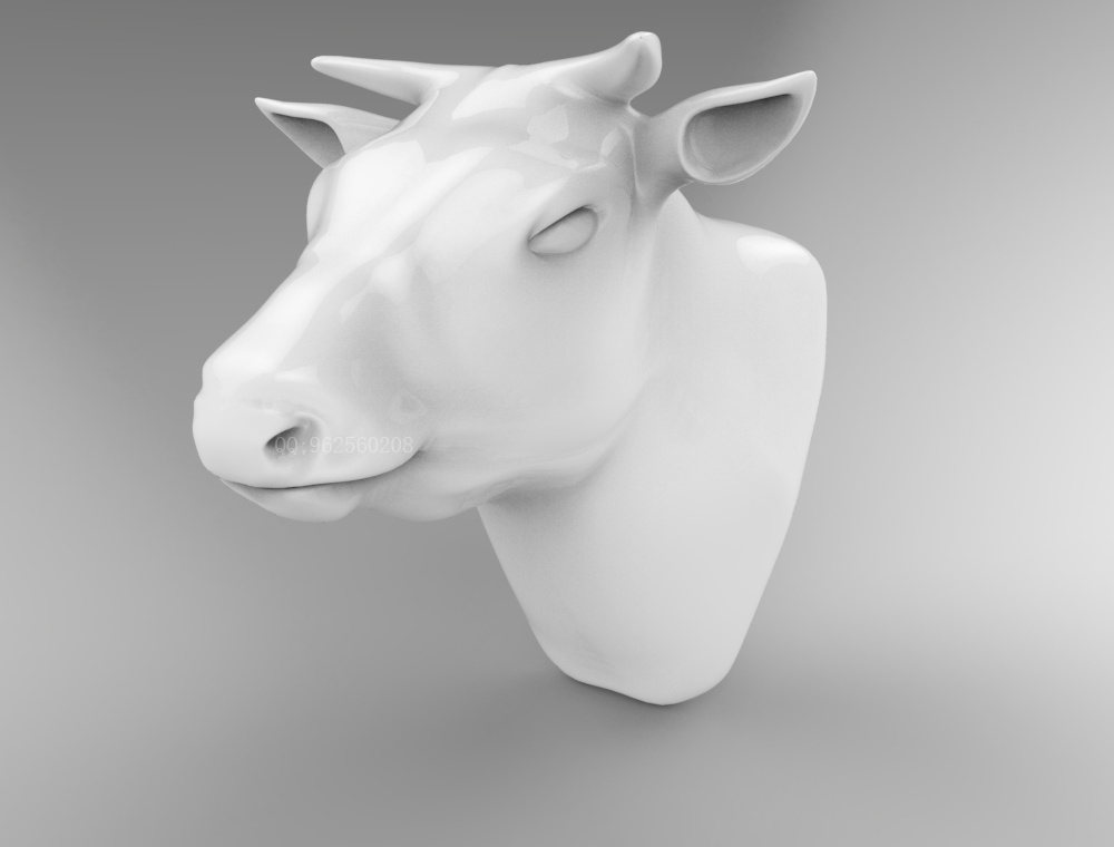 rhino动物建模-牛