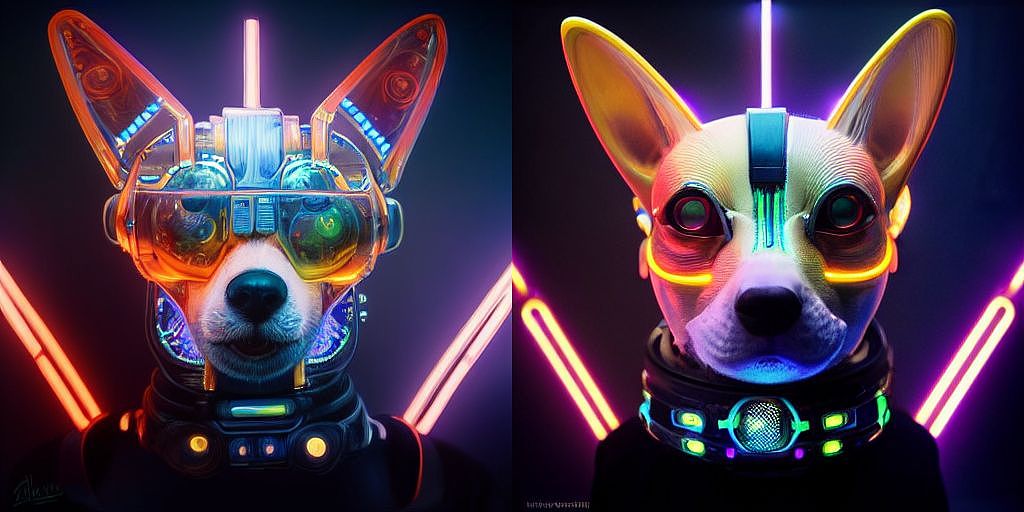 赛博朋克狗狗