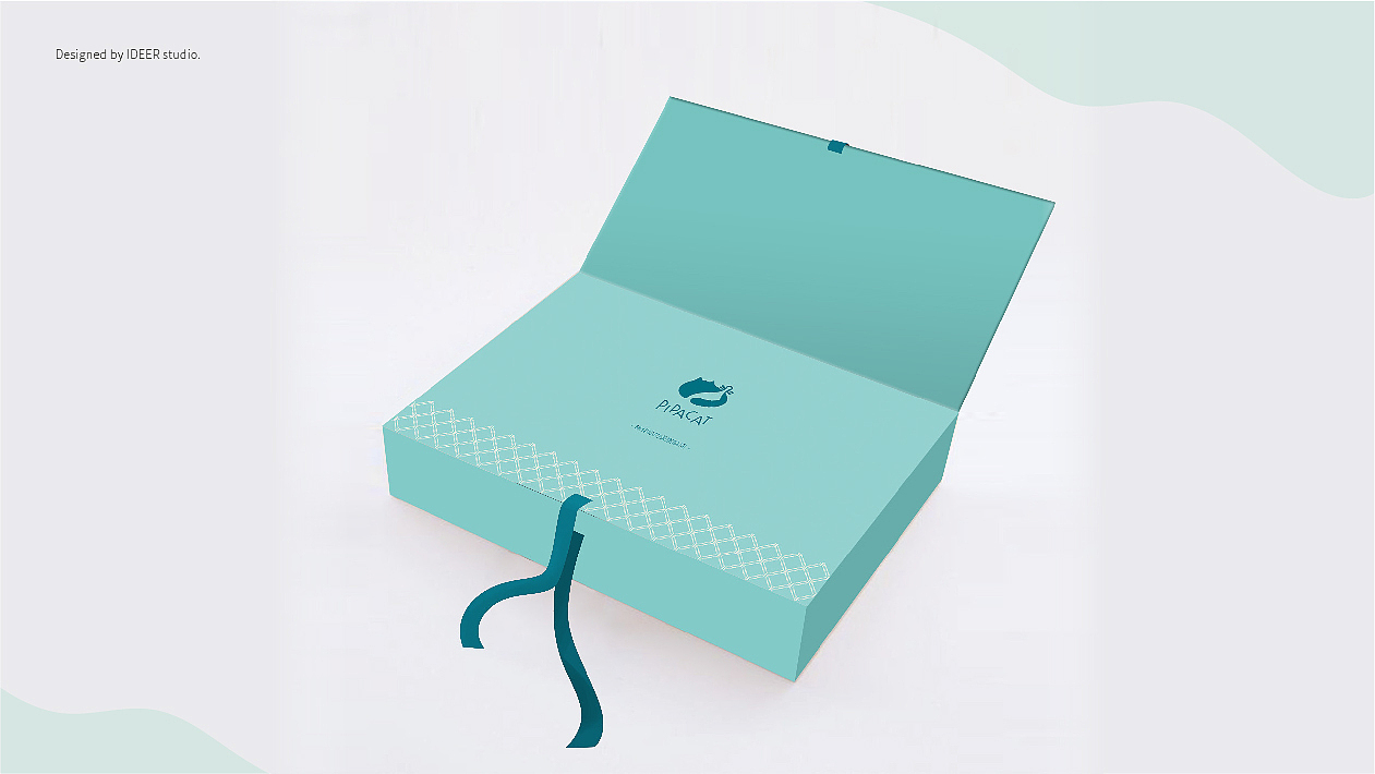 【包装设计】琵琶猫化妆套刷 冰烟 礼盒设计