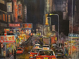 水彩｜香港街景