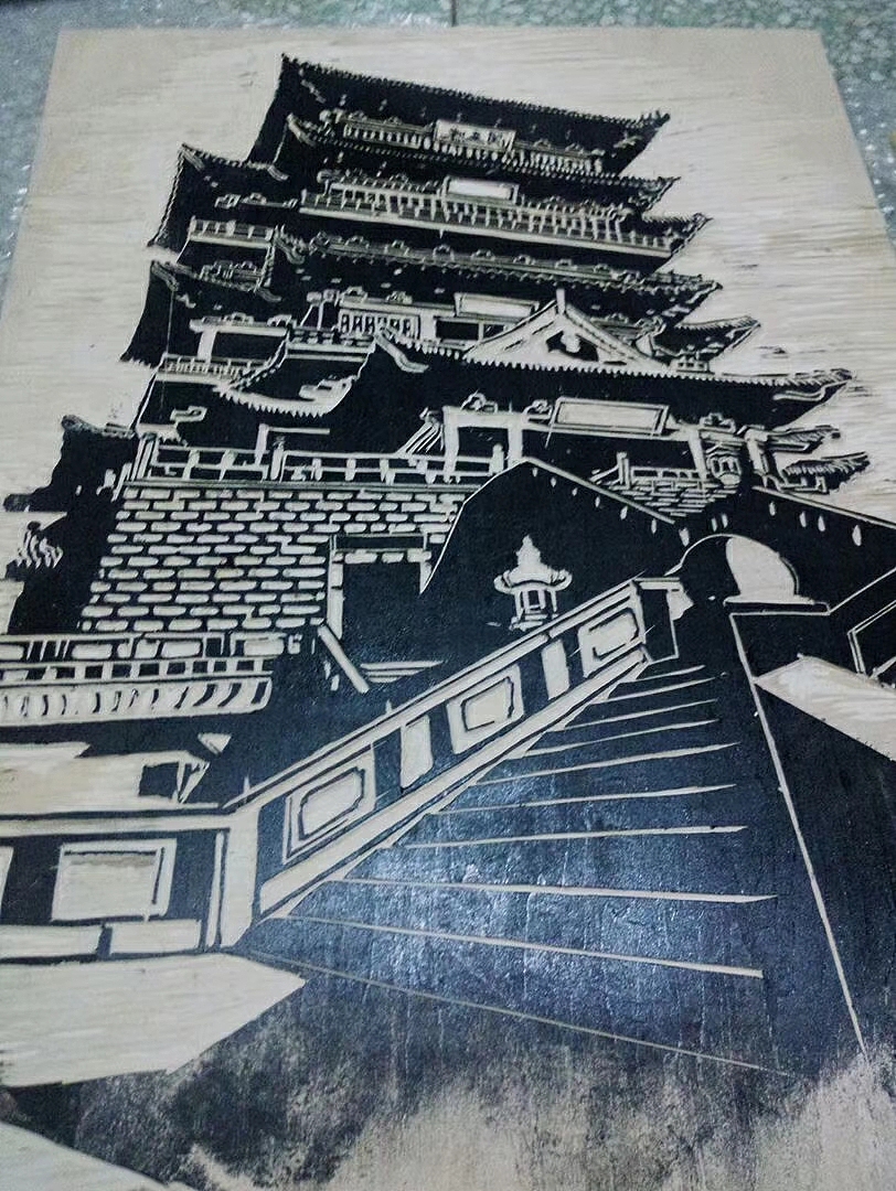 原创ai滕王阁剪影