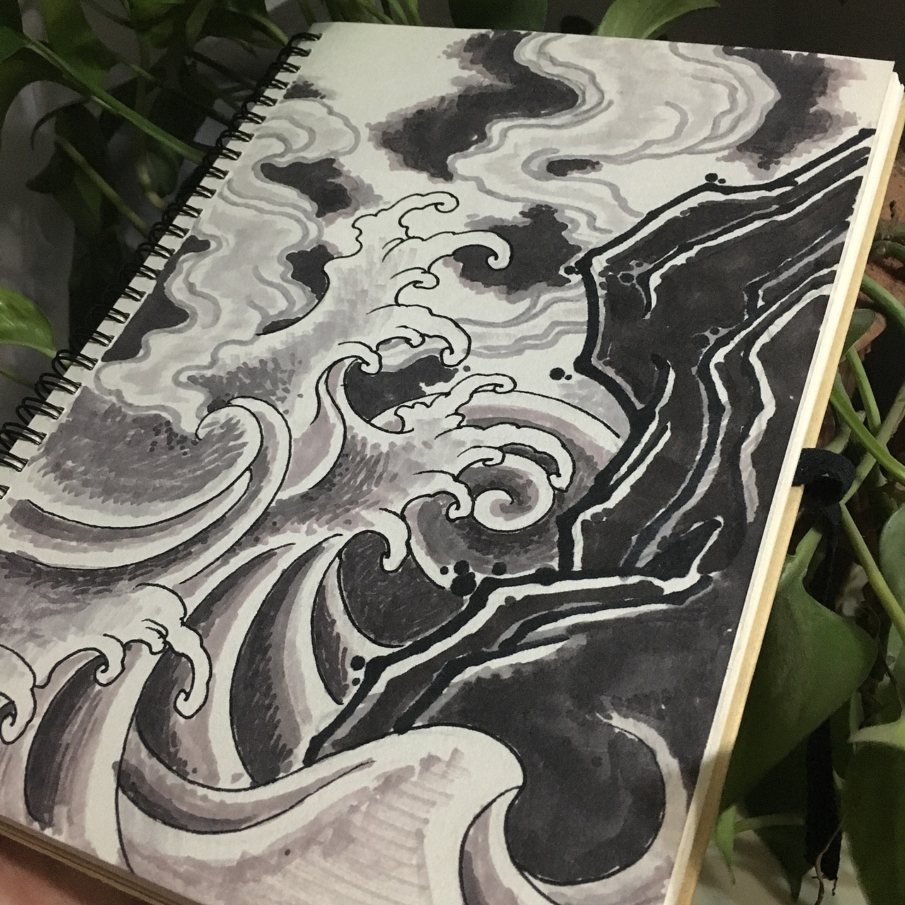 近期传统手稿（图ZMTYwNjY5NDQ0） - 艺术插画 - 站酷设计师恶之花刺青原创素材 - 站酷ZCOOL