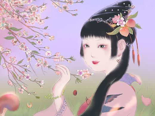 插画·粿姿娘系列·潮汕美食文化绘本人物卡