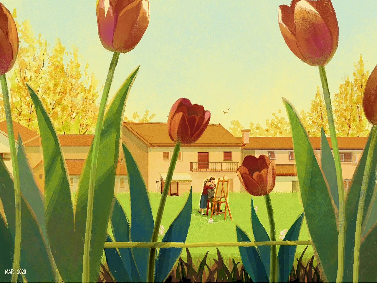 2020《和你》系列插画合集 50p