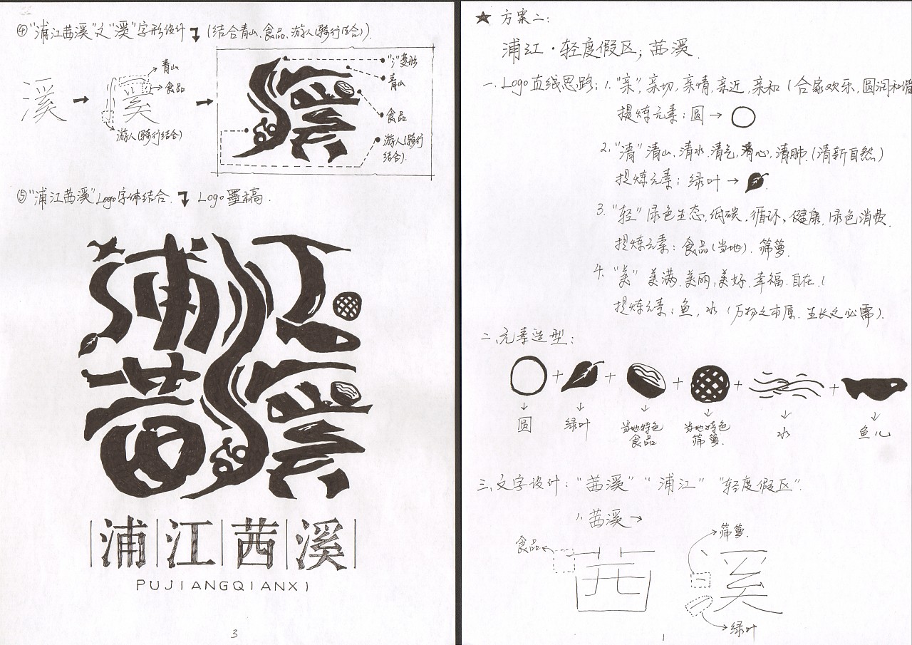 浙江·金华—浦江茜溪轻度假旅游区整体视觉形象设计