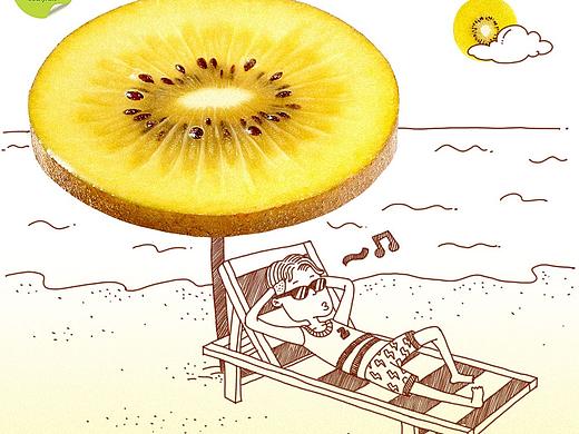 【创意手绘】Zespri——让生活开出花