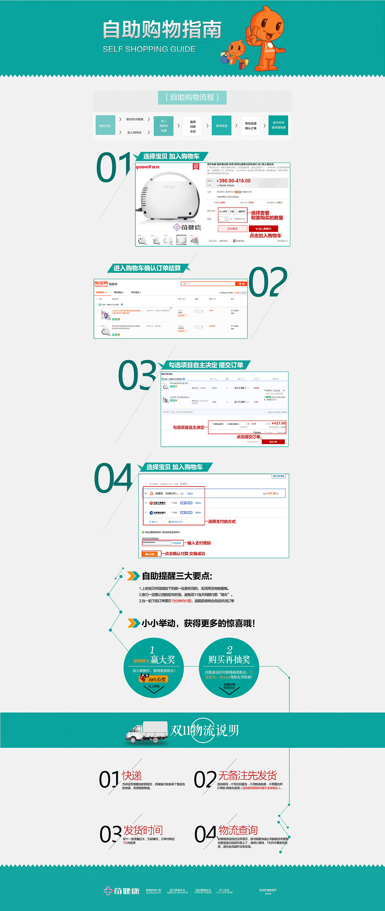 雙11自助購(gòu)物流程頁(yè)面（圖ZMjUxMDQwNTY=） - 電商 - 站酷設(shè)計(jì)師LeeSin先森原創(chuàng)素材 - 站酷ZCOOL