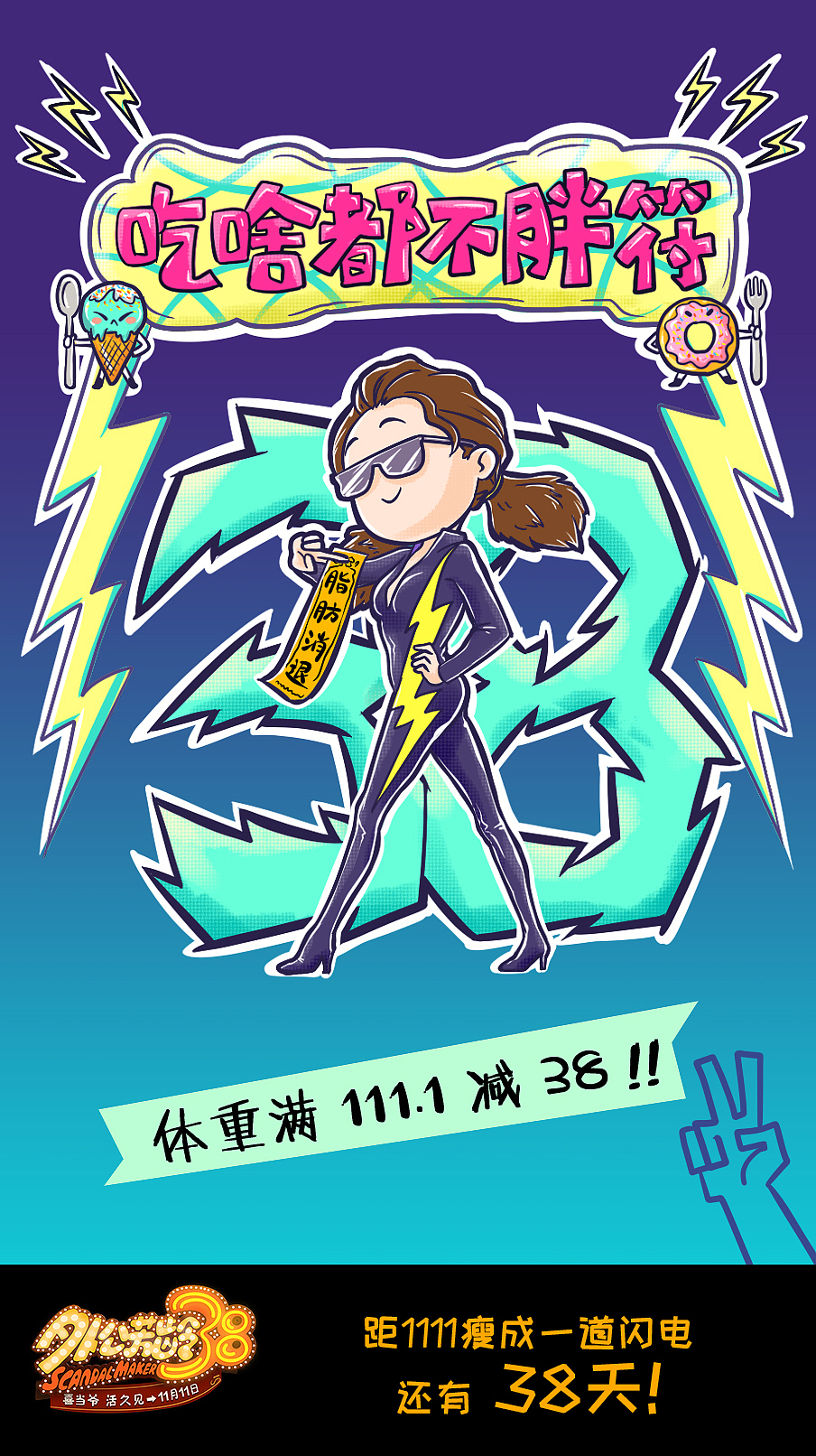 电影《外公芳龄38》官微系列插画